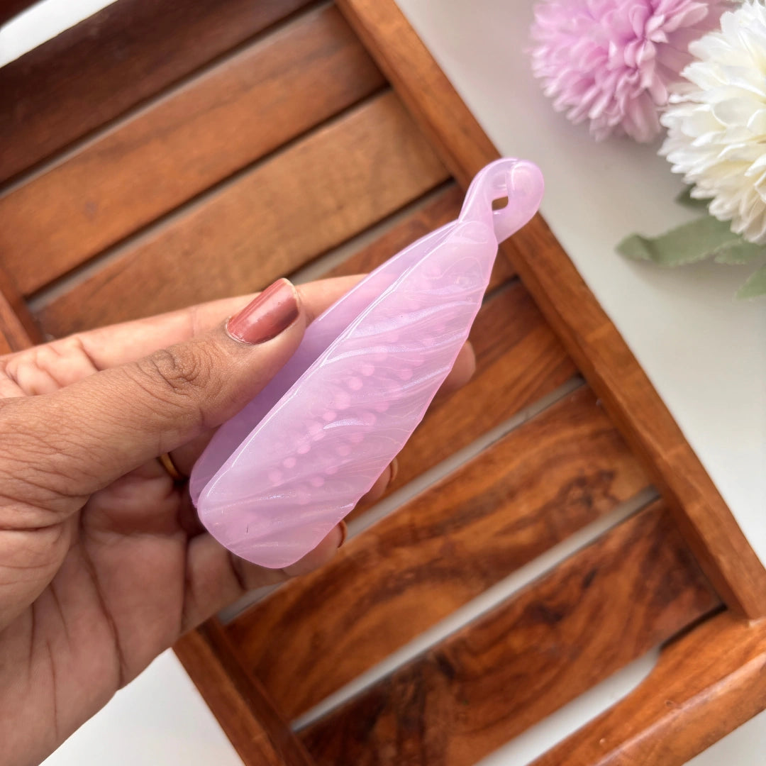 Pastel Swirl Shine Banana Clip - Medium