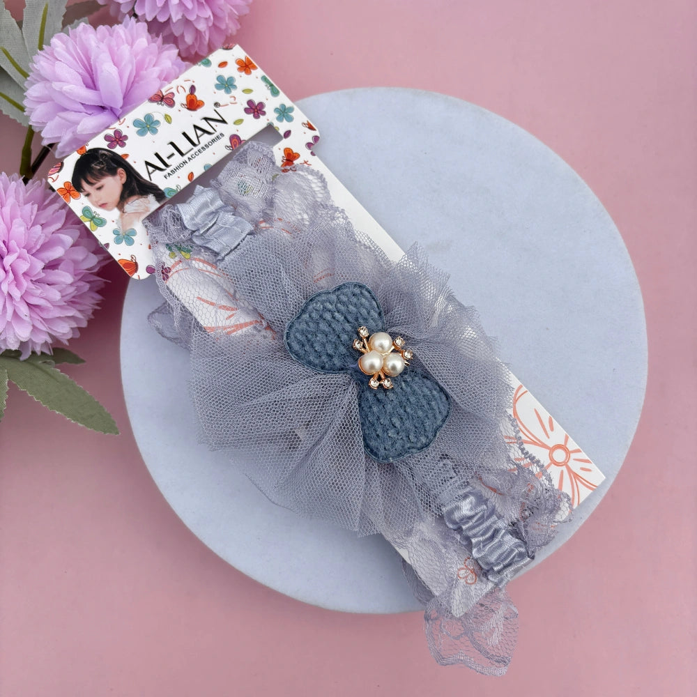 Pearl Trio Bow New Born Baby Headband