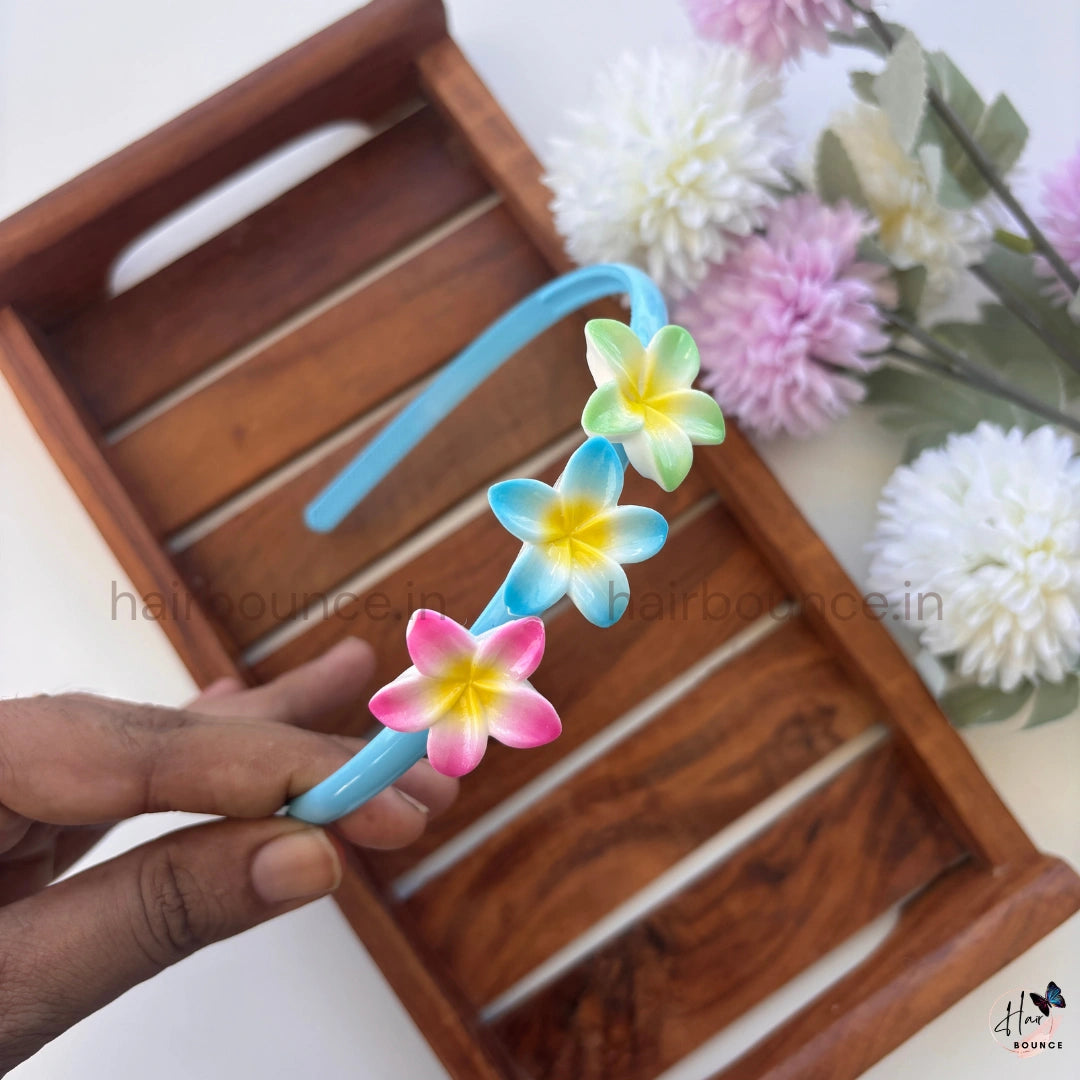 Tropical Flower Hairband – Pastel Collection