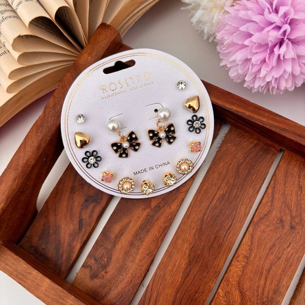 Pretty in Bow Earrings - 7 Pairs