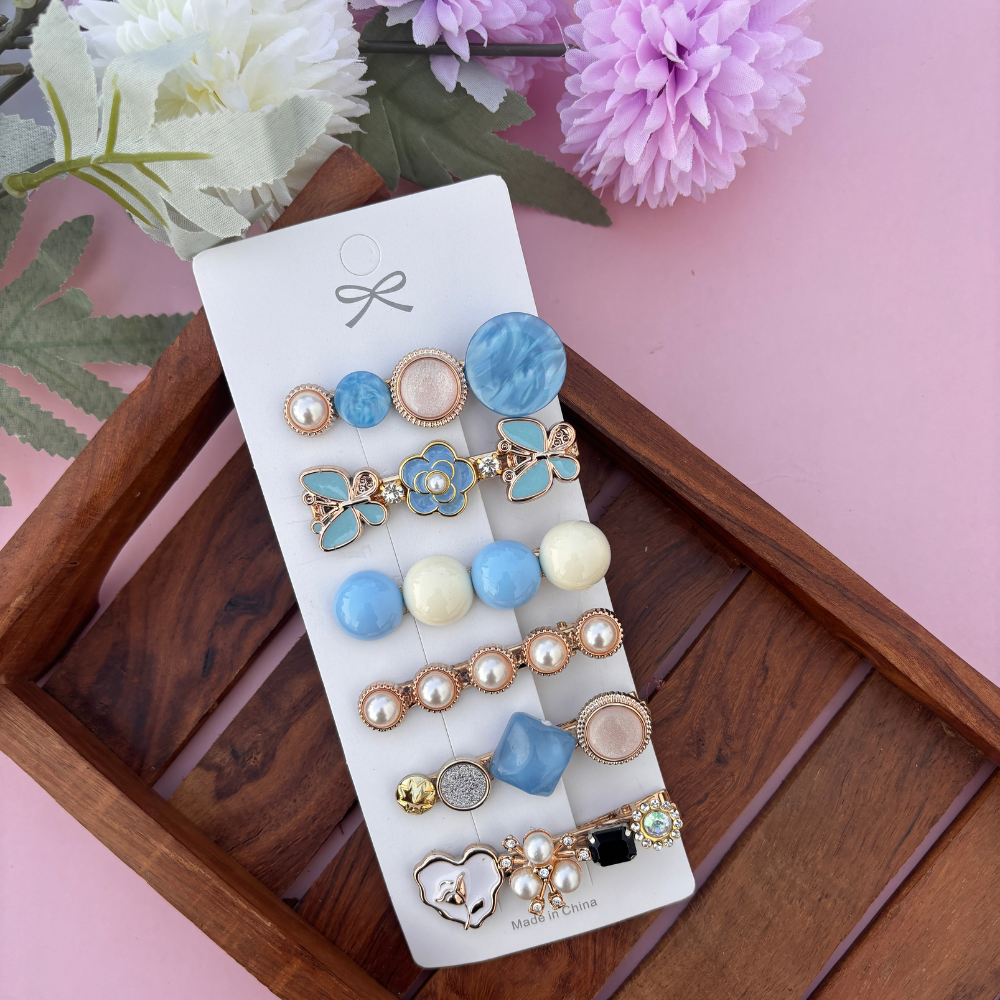 Blue Skies Clip Set – Pack of 6