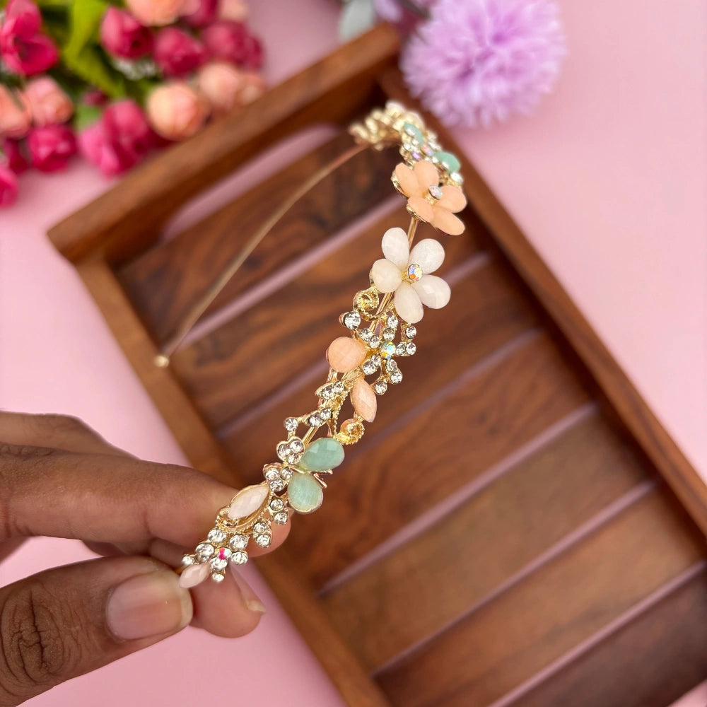 Metallic Petal Spark Headband