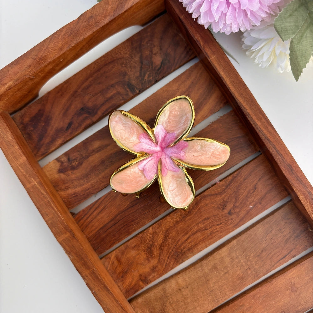 Premium Dual Shade Metal Hair Claw - Large