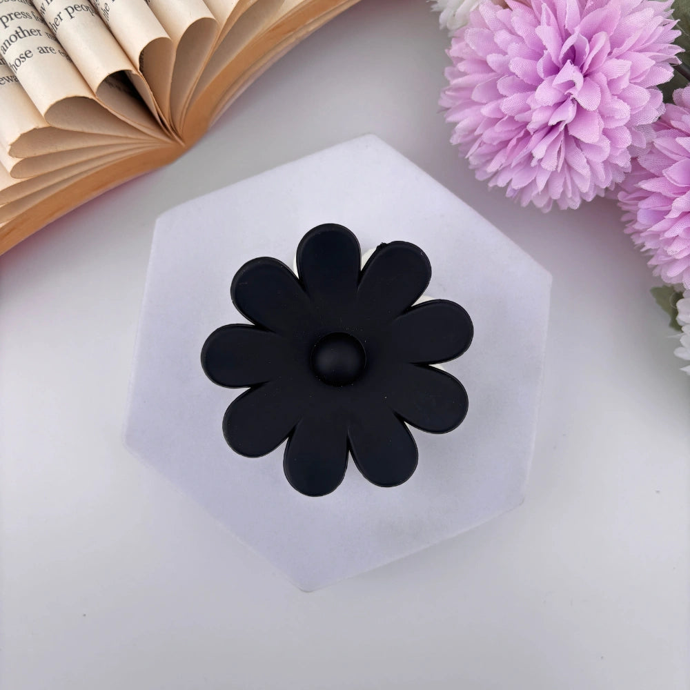 Dual Colour Daisy Hair Claw - Large