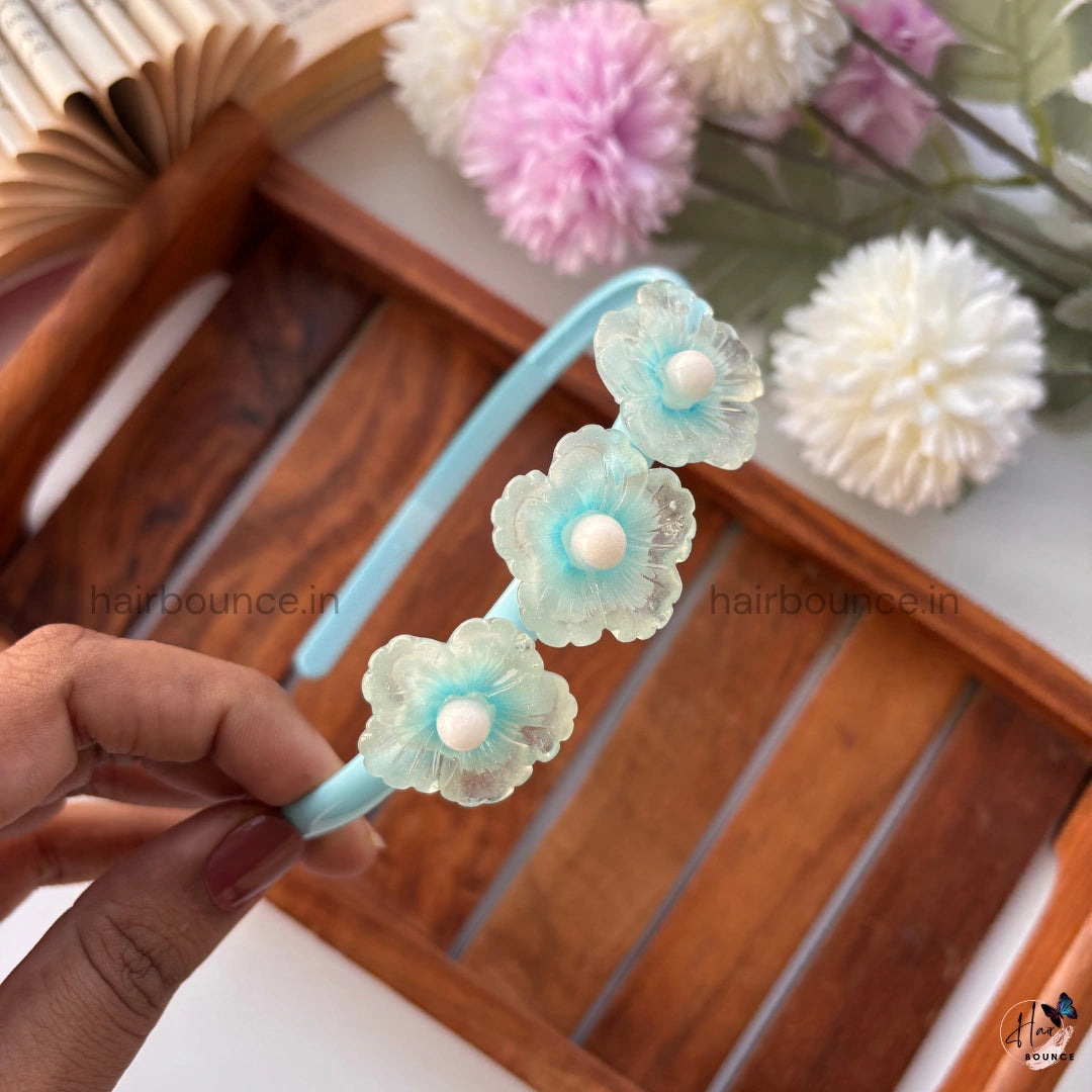 Pearl Bloom Floral Headband