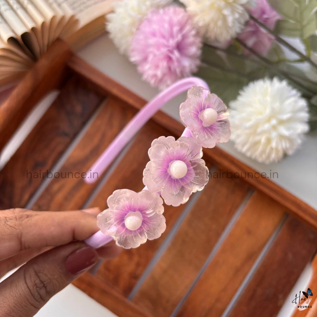 Pearl Bloom Floral Headband