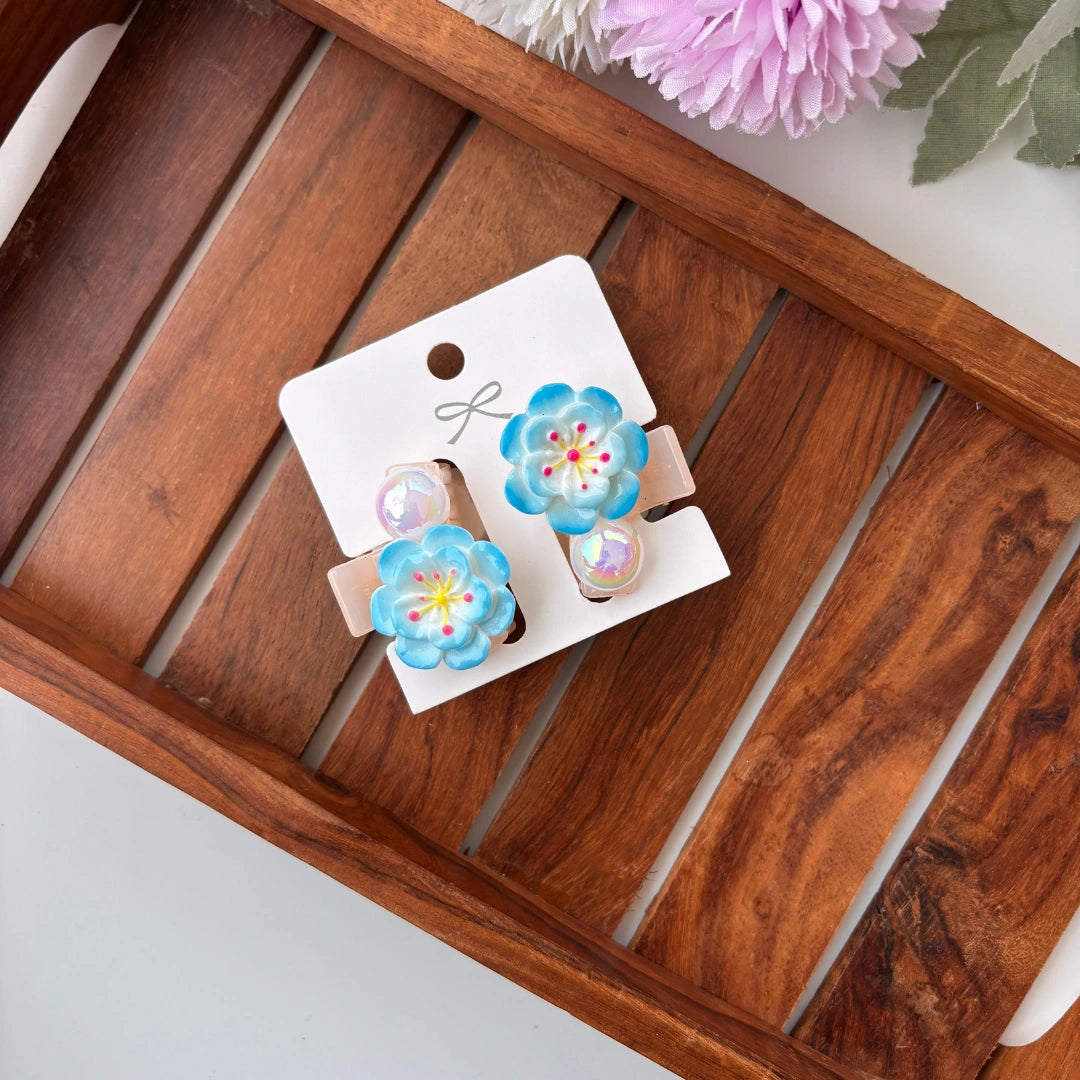 Glossy Sakura Hair Claw – Pack of 2