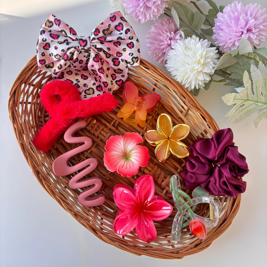 Blush Love Hair Accessory Hamper – Cute & Trendy Mix