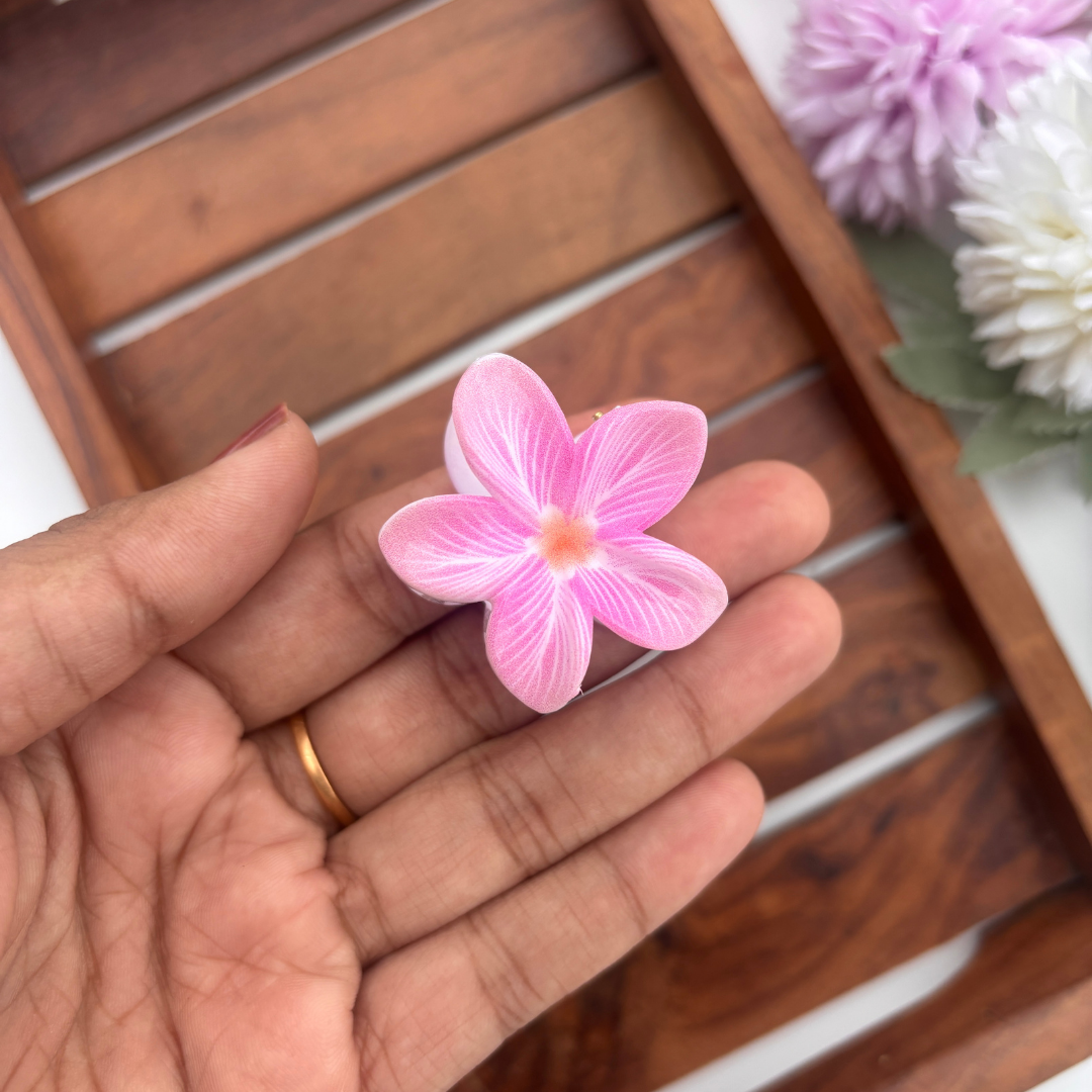 Tropical Blossom Hair Claw - Small