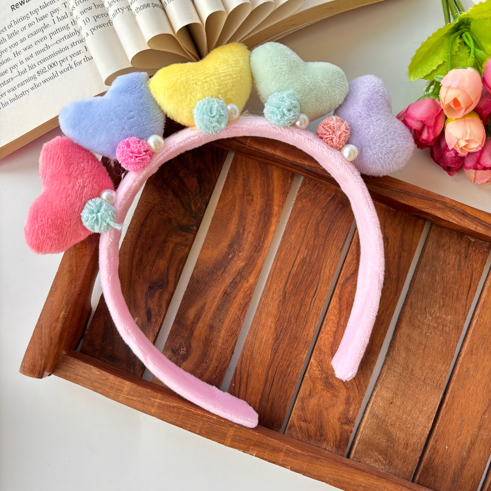 Spongy Heart Headband