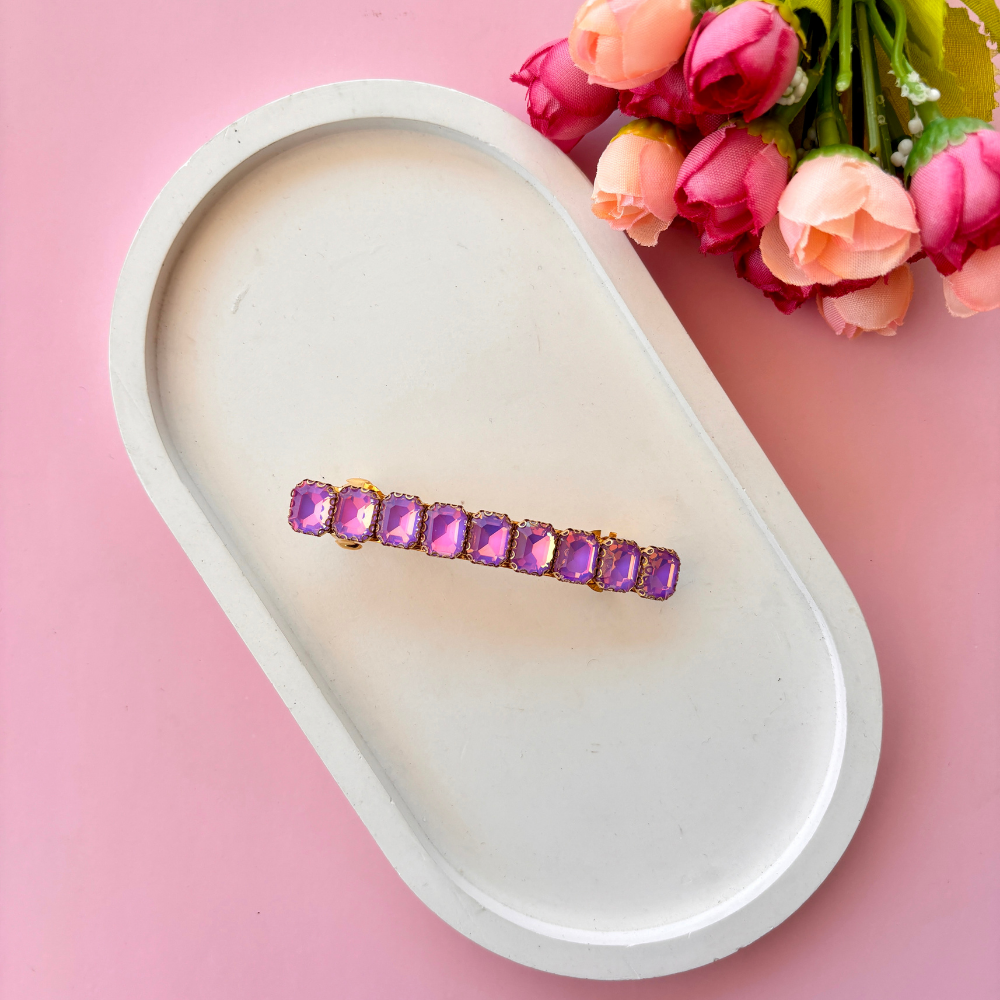 Rainbow Shade Hair Clip - Purple