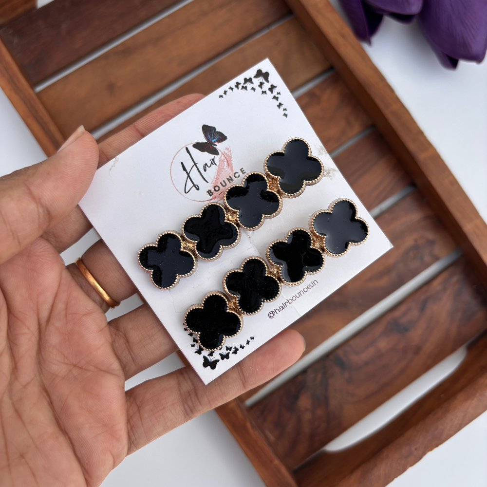 Royal Petals Hair Clip - Set of 2