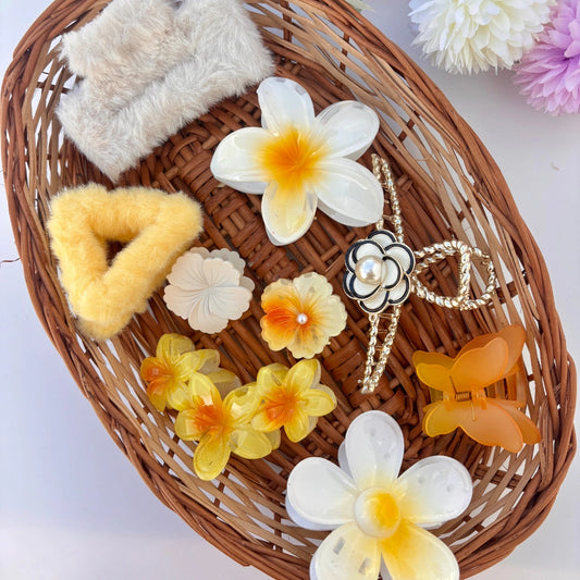 🌼 Sunshine Bloom Hair Accessory Hamper 🌼