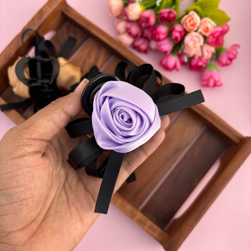 Rose Loop Hair Claw - Large