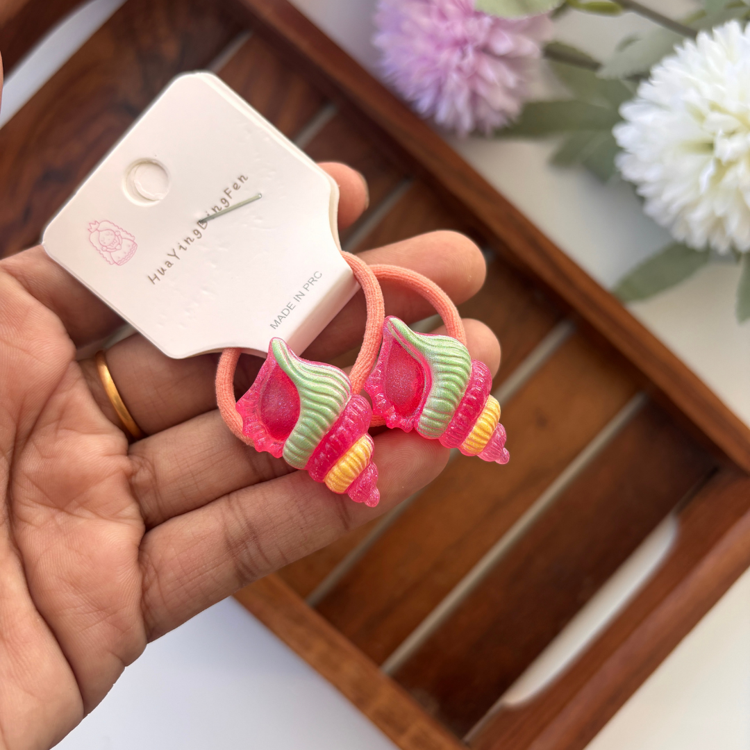 Sea Shell & Starfish Hair Tie