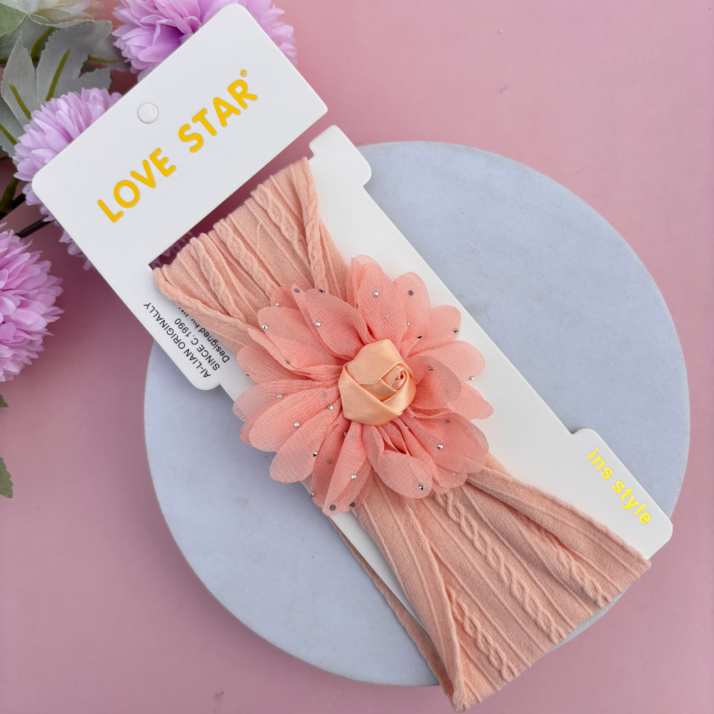 Rosebud Bloom New Born Headband