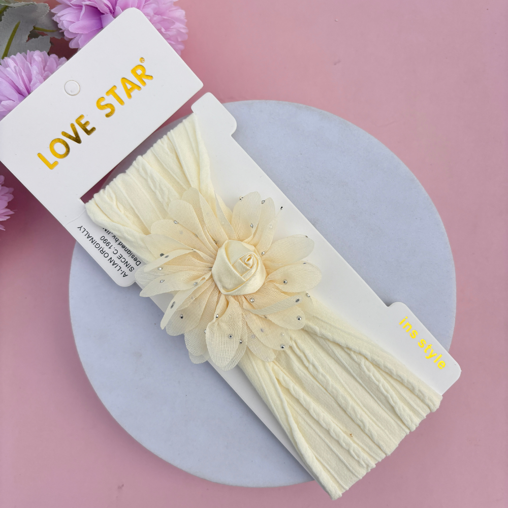 Rosebud Bloom New Born Headband