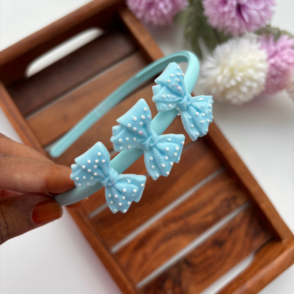 Dotted Bow Headband