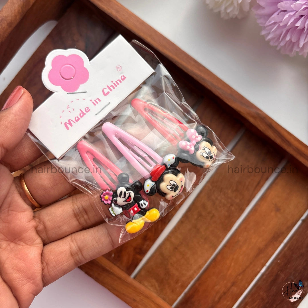 Cartoon Cuties Kids Hair Accessories Set - Assorted Colours & Toys