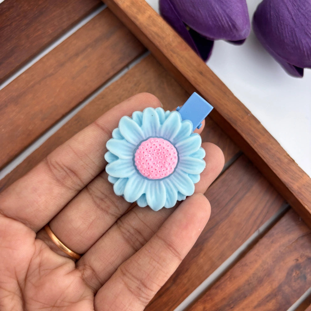Sunflower Alligator Clip