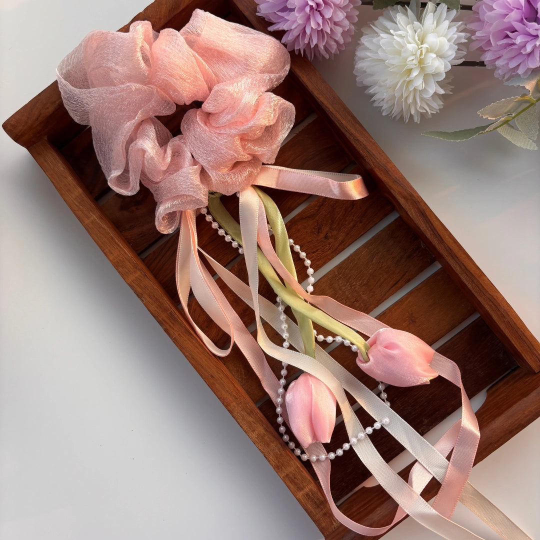 Tulip Whispers Scrunchie