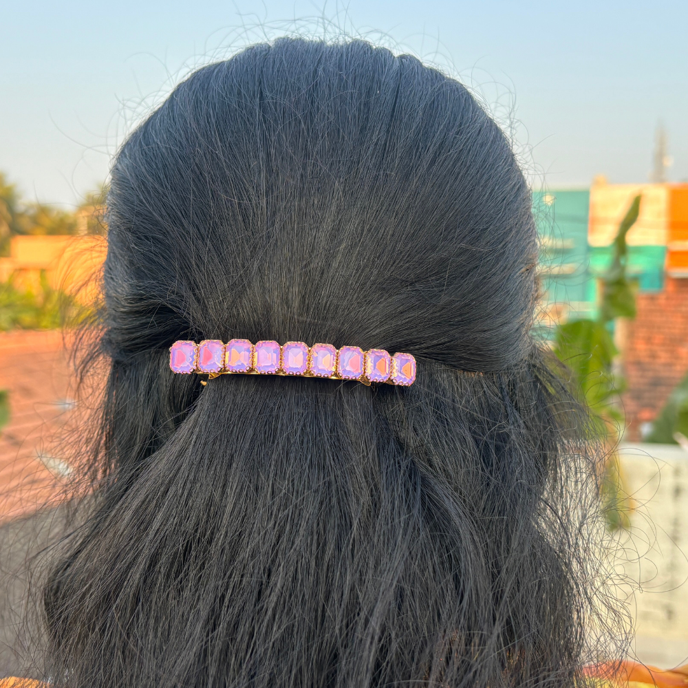 Rainbow Shade Hair Clip - Purple