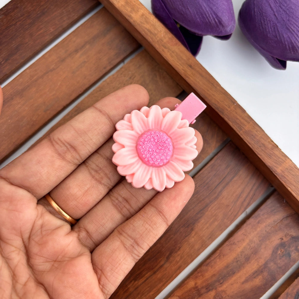 Sunflower Alligator Clip