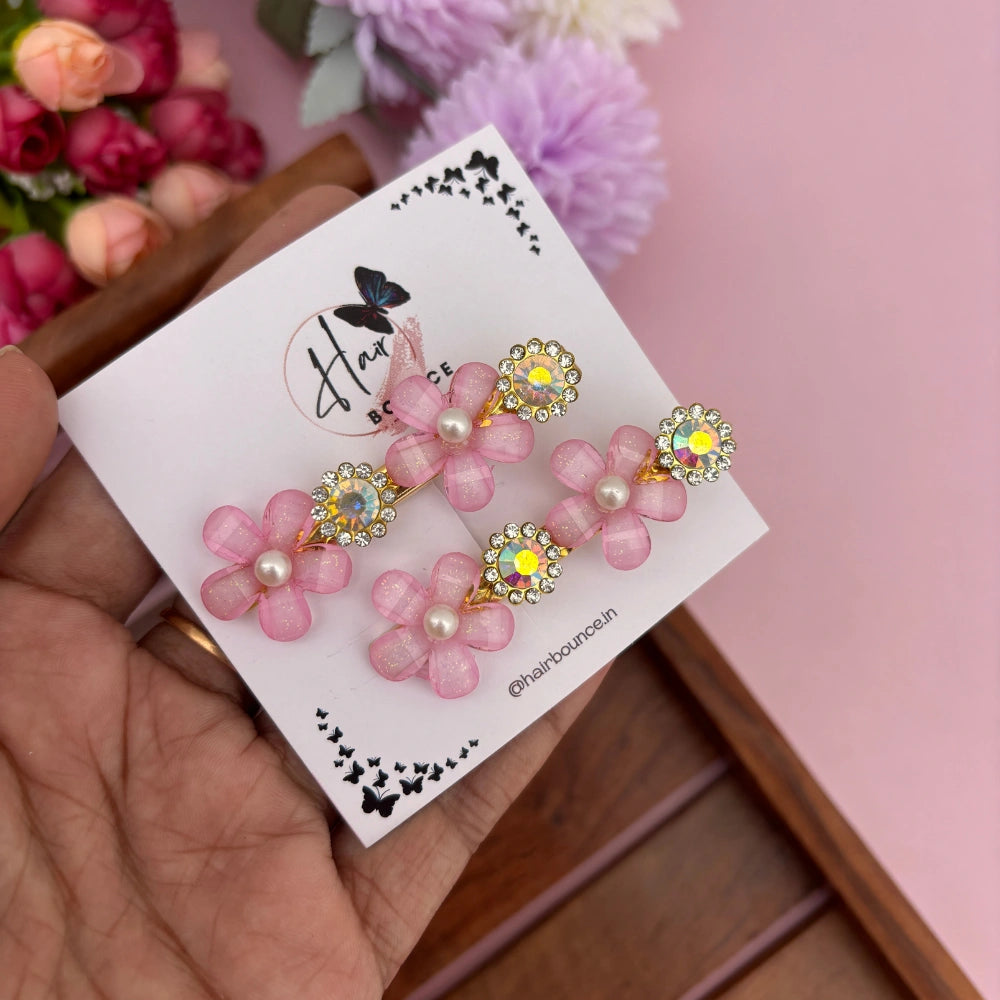 Pearl Stone Bloom Clip