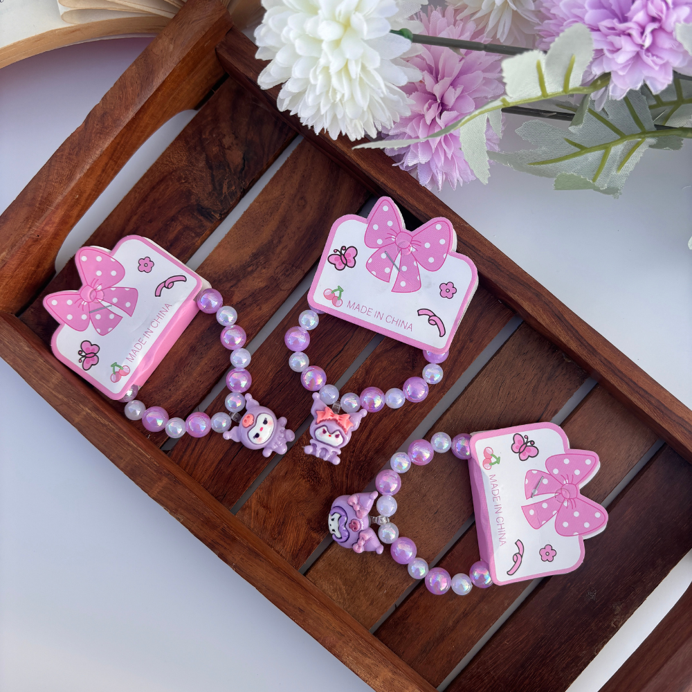 Purple Colour Kids Bracelet - Assorted