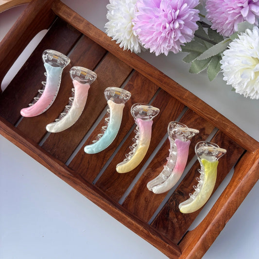 Bofeini Rainbow Shade Banana Clip - Medium