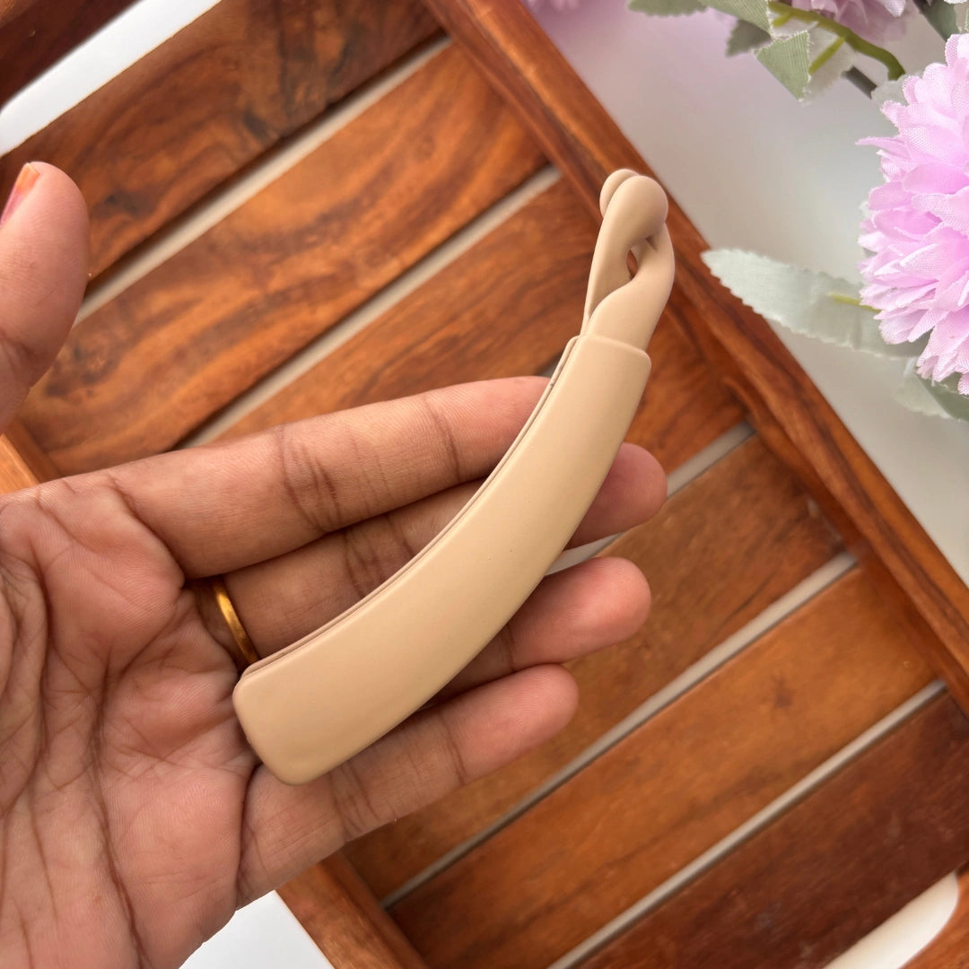 Matte Twist Banana Clip – Large