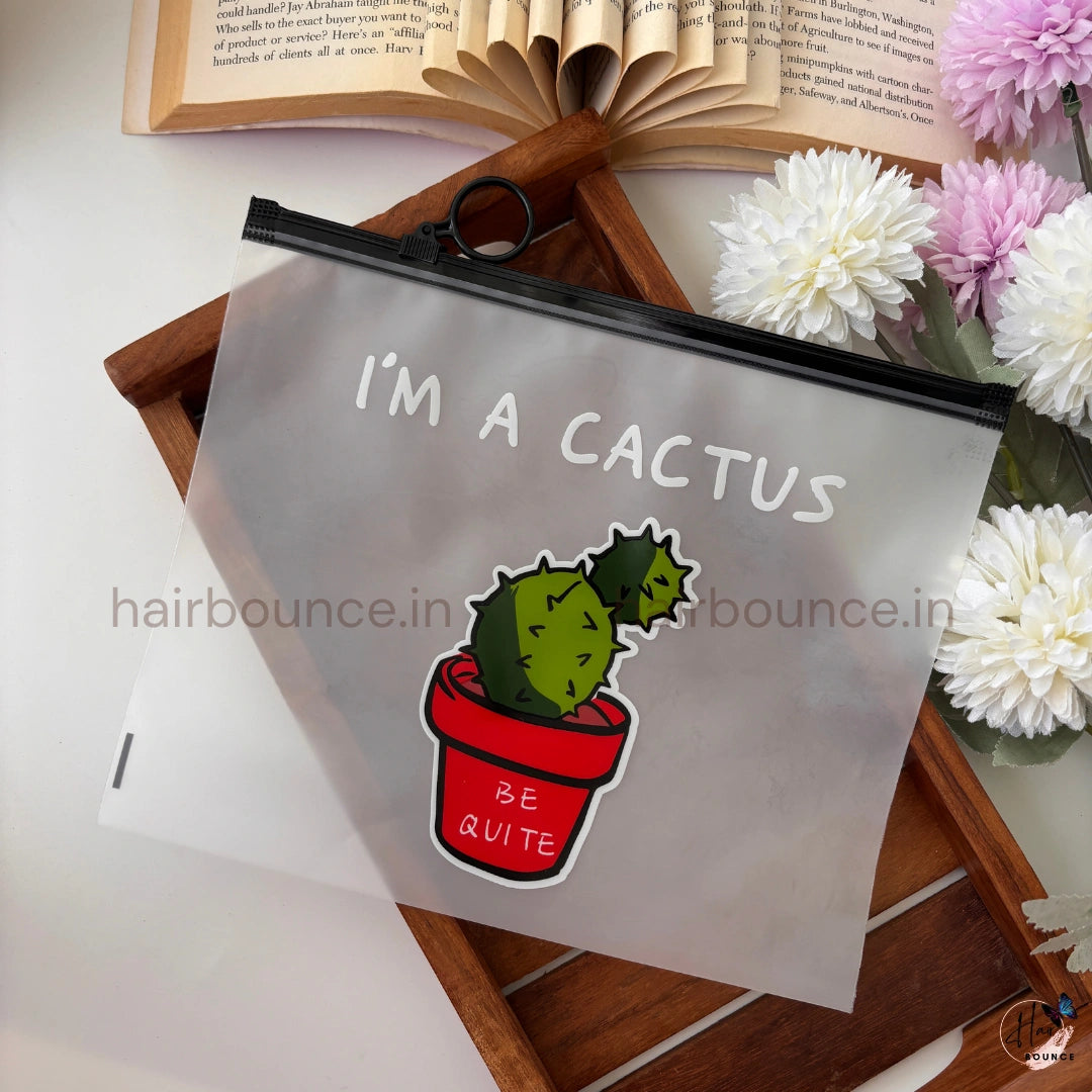 Cute Cartoon Zip Lock Storage Pouch – Waterproof Multipurpose Organizer