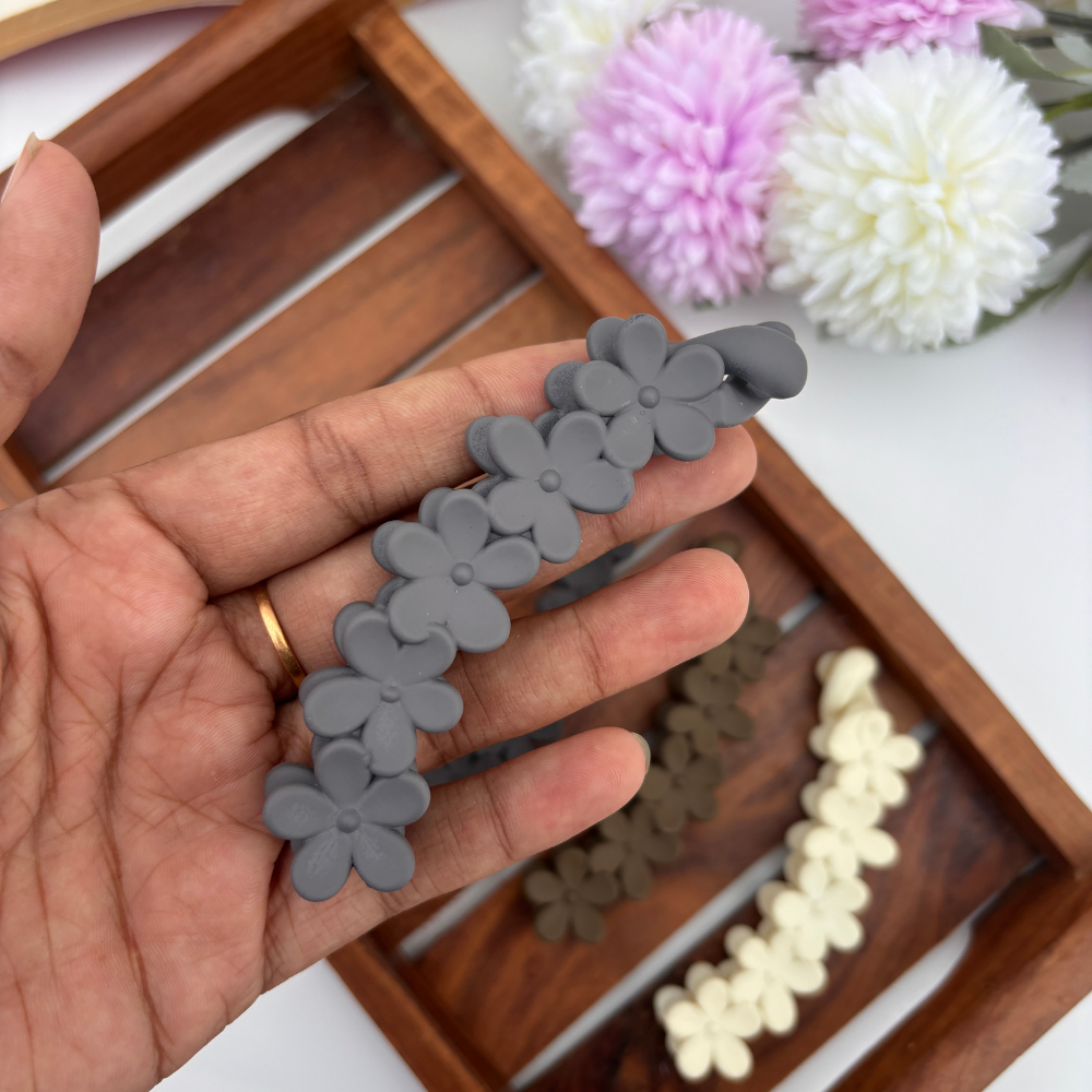 Flower Lock Banana Clip