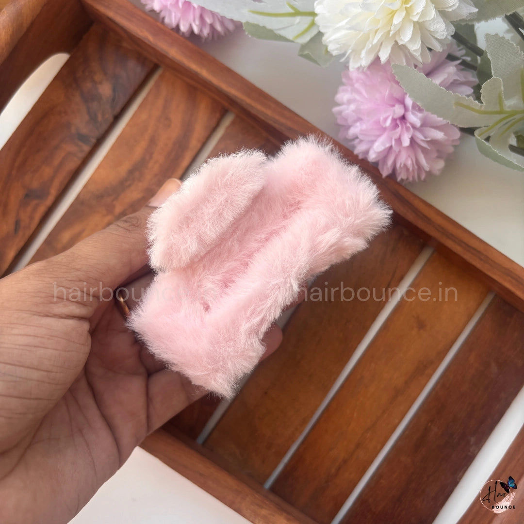 Colourful Rectangle Fur Claw - Large