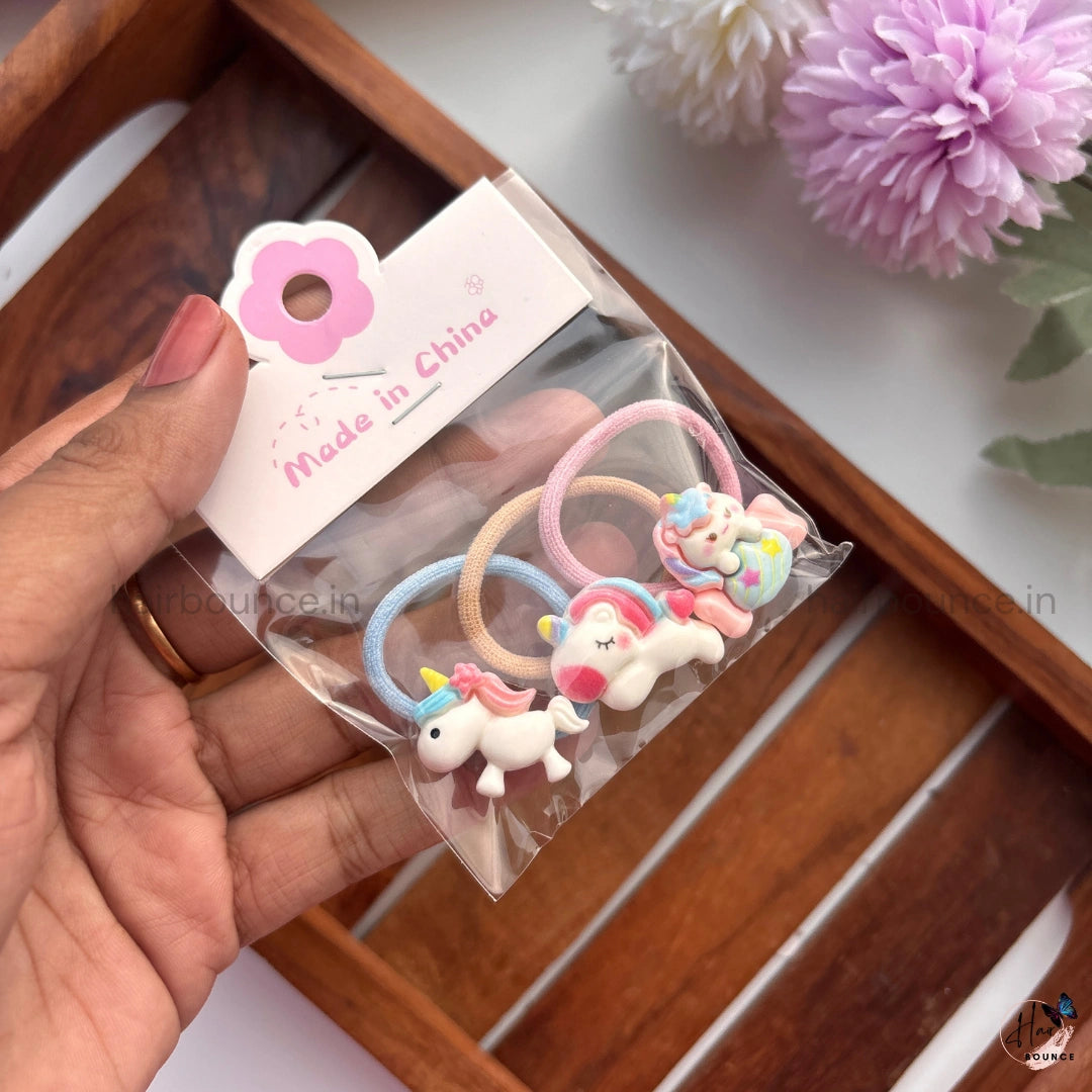 Unicorn Dreams Kids Hair Accessories Set - Assorted Colours & Toys