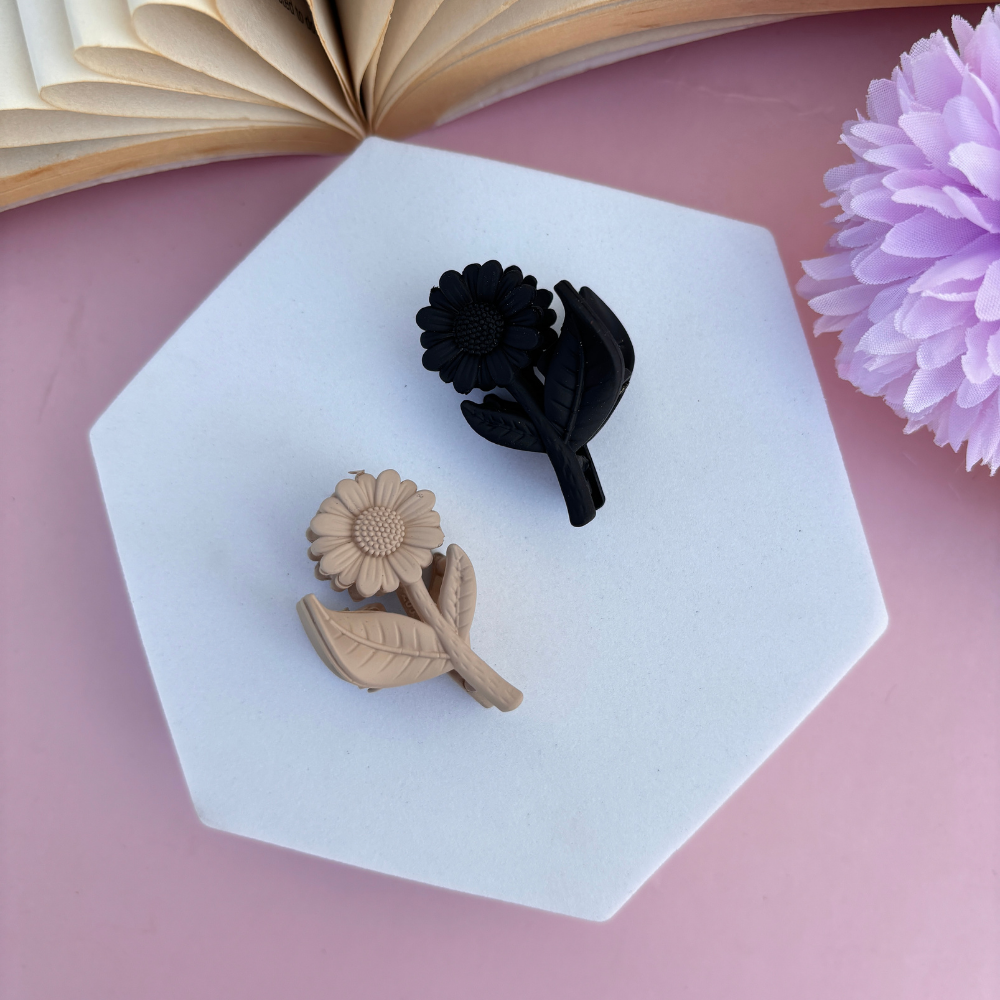 Sunflower Small Hair Claw - Pack of 2
