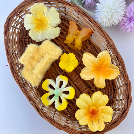☀️ Yellow Bloom Hair Accessory Hamper ☀️