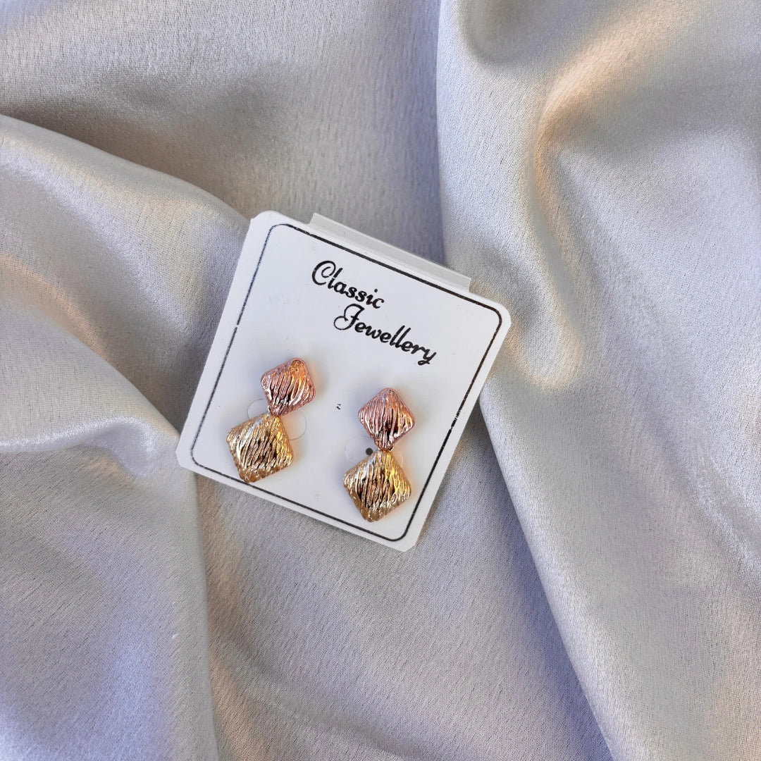 Square Drop Earrings