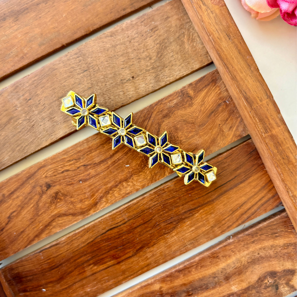 Floral Diamond Brilliance - Dark Blue