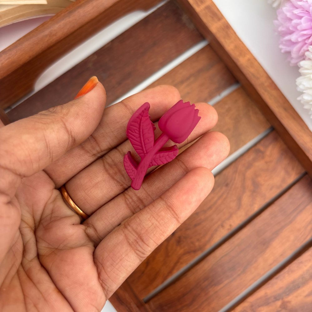 Colourful Lotus Hair Claw - Small