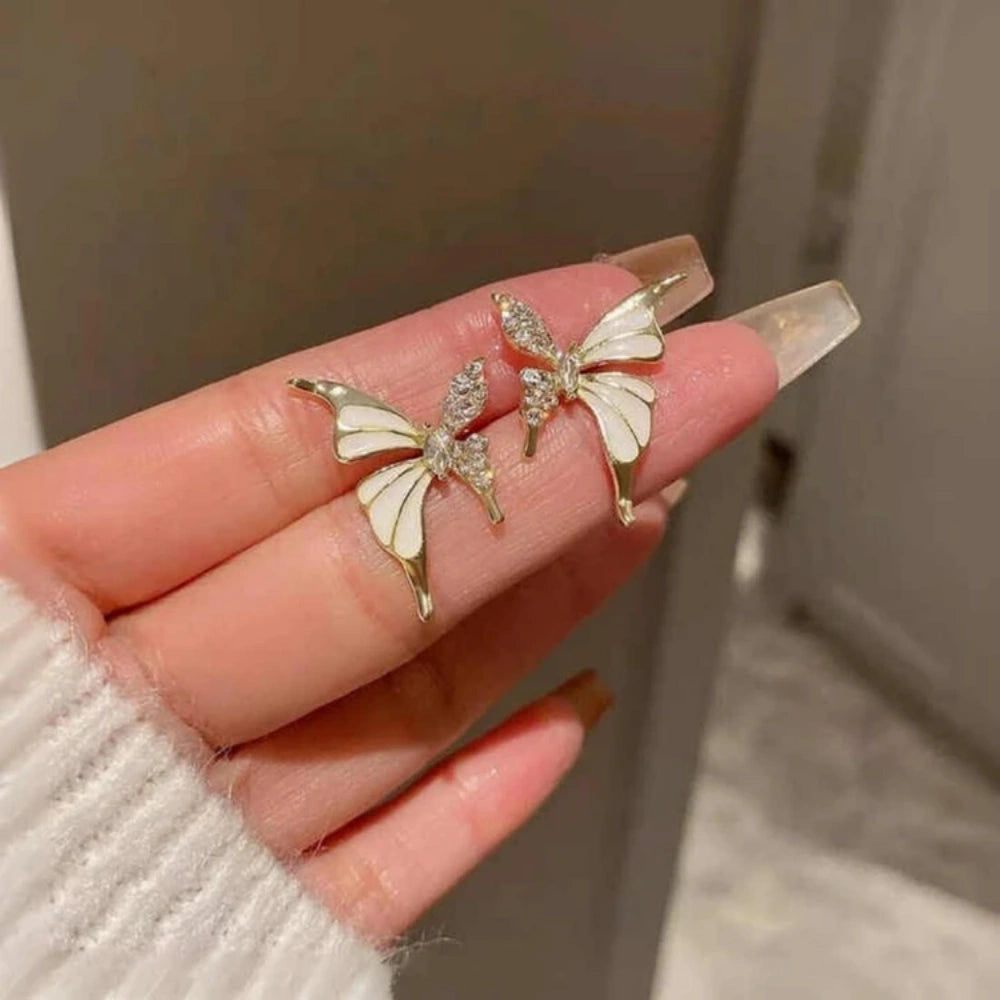 Flutter Charm Butterfly Earrings