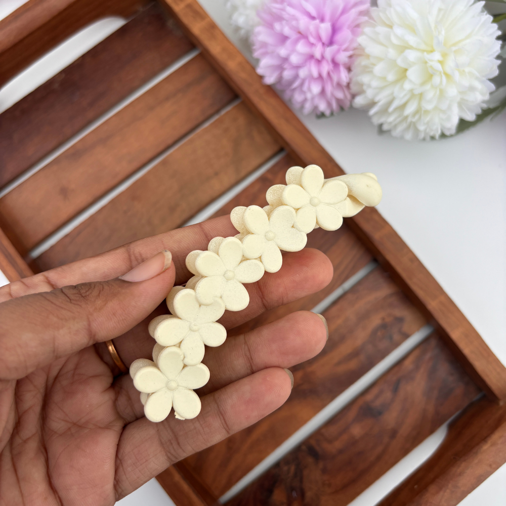 Flower Lock Banana Clip