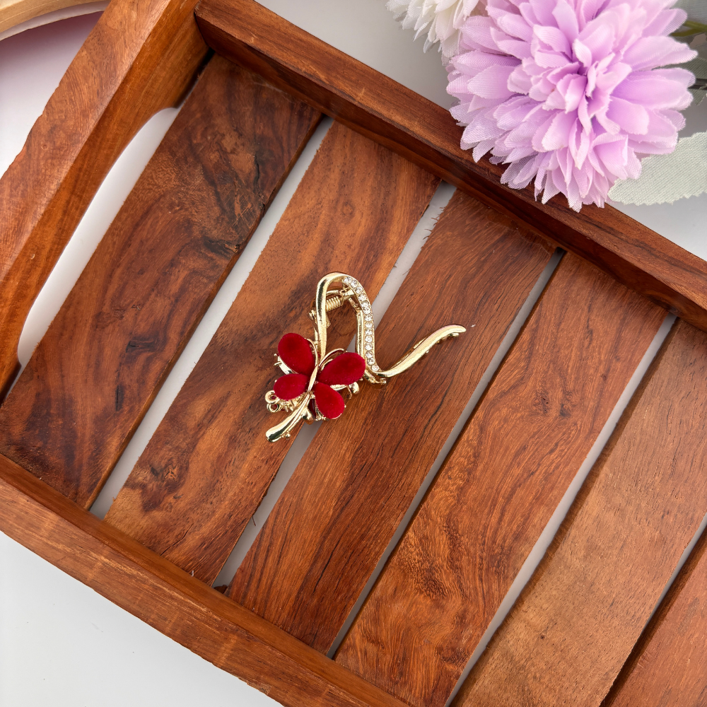 Royal Rose Hair claw