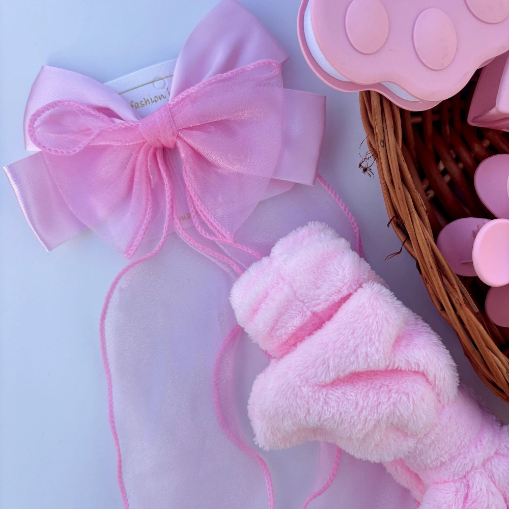 🌸 Pink Bliss Self-Care & Hair Essentials Hamper 🌸
