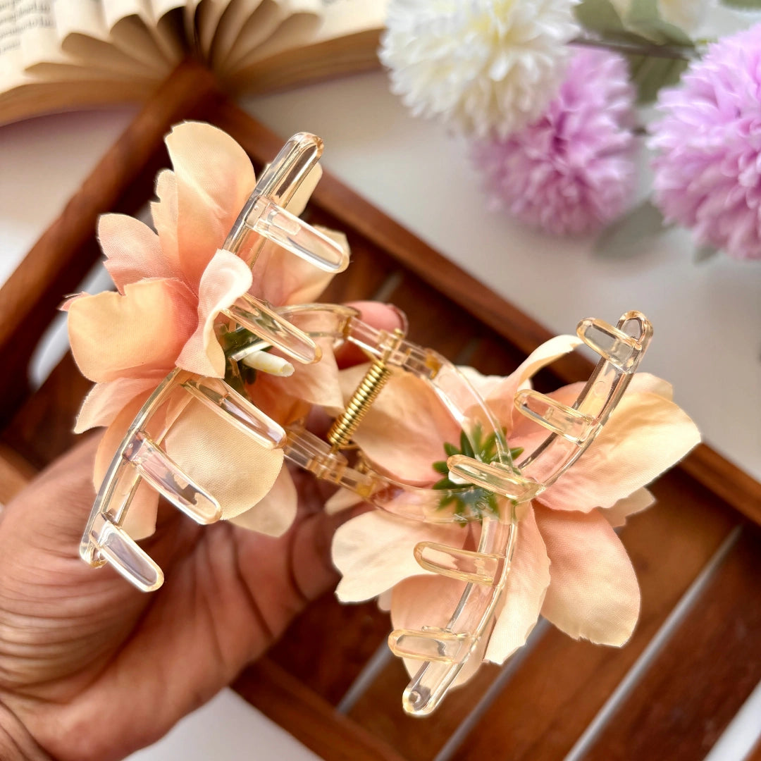 Blooming Lotus Hair Claw – Large