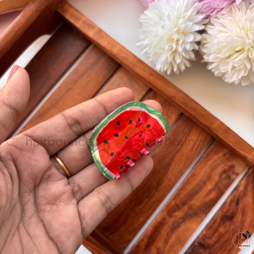 Cute Fruit Slice Hair Claw – Medium
