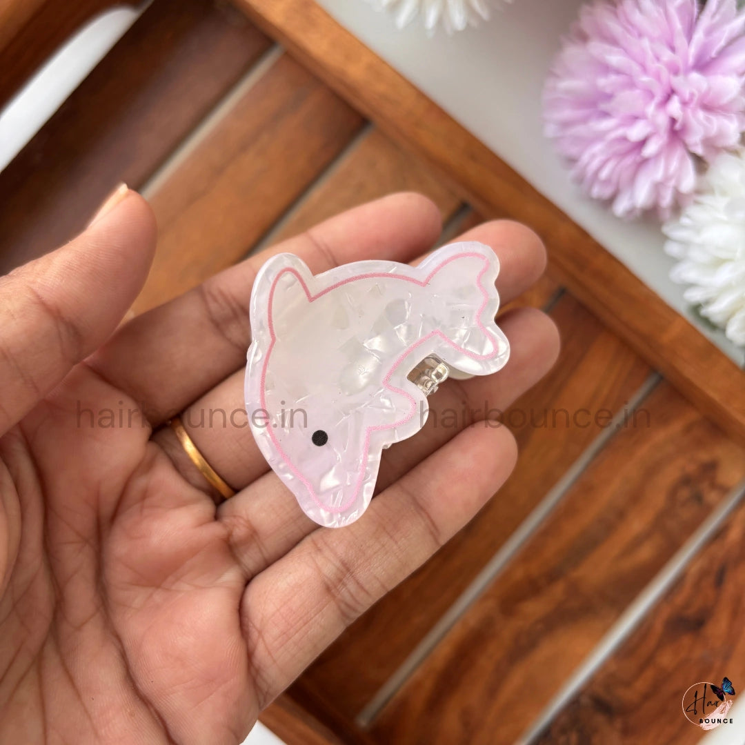 Cute Ocean Animal Hair Claw Clips – Dolphin, Fish & Shell Mini Claw Clips for Girls & Kids