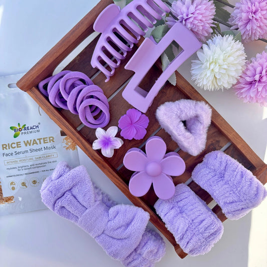 💜 Lavender Luxe Self-Care & Hair Essentials Hamper 💜