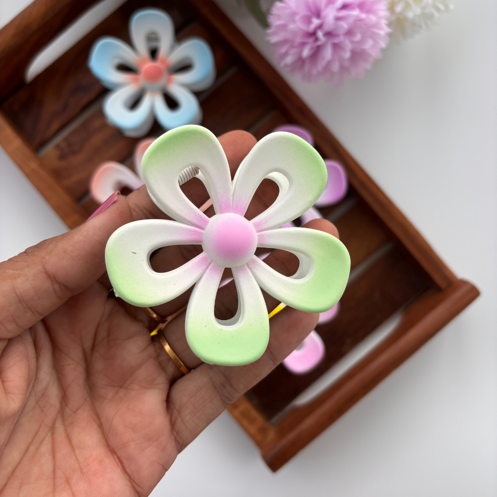 Sunrise Blossom Hair Claw - Large
