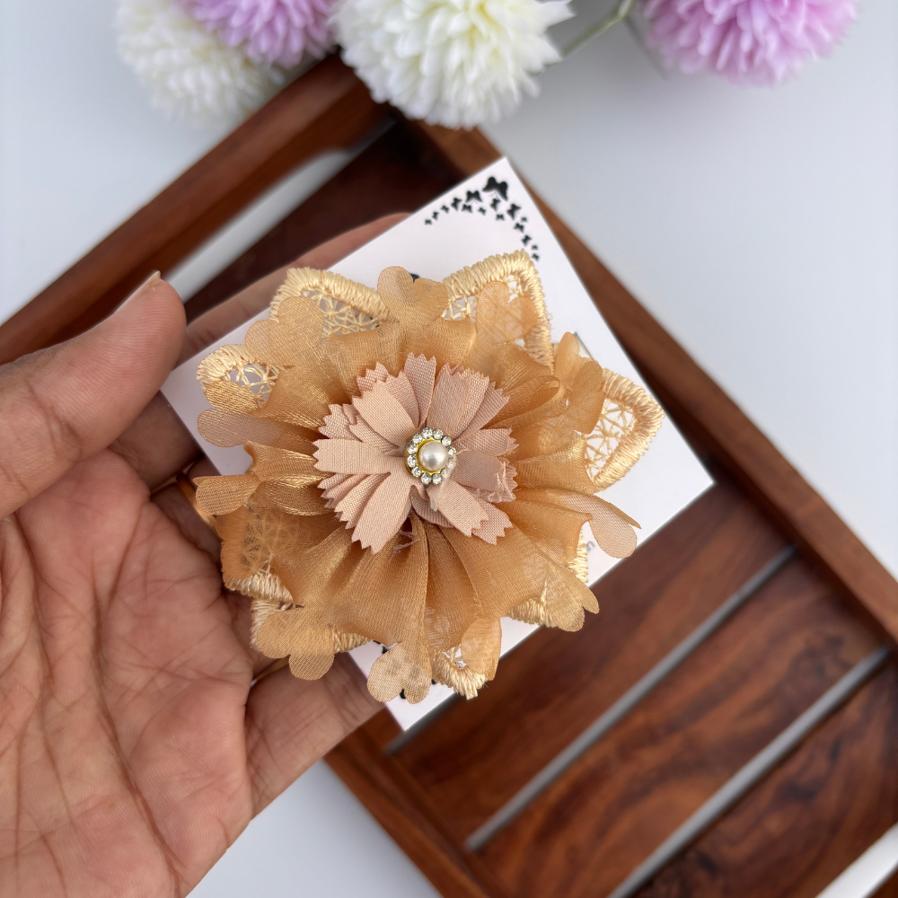 Royal Lace Flower Clip
